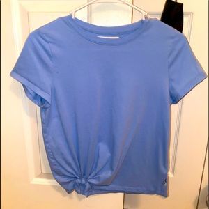 Light blue Abercrombie kids, short sleeved shirt